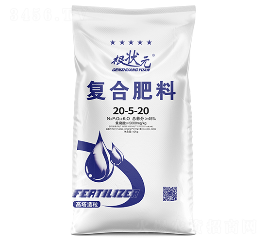 高塔造粒復合肥料20-5-20-根狀元